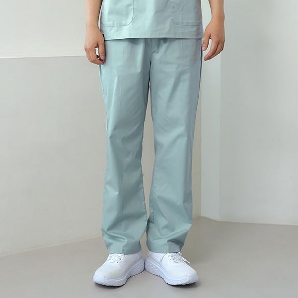 남성 TC스판 베이직 스크럽 팬츠/민트-IP-102M-4